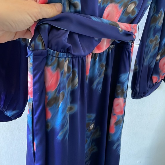 Anthropologie Made In Kind Peter Som GORGEOUS SILK dress - Picture 9 of 14